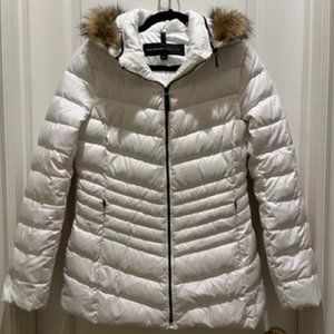 NEW! MARC NEW YORK Down Puffer Coat, White, Small